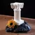 Corinthian Greek Column (black, white, golden)
