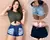 Short Jeans Feminino na internet