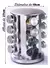 Porta Tempero Condimento 16 Potes Redondo + Etiqueta Cor Prateado - comprar online