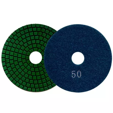 Pad de diamante de 4" para pulido en húmedo de superficies de granito, mármol y terrazo Austrodiam Hum 2760