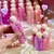 B292 Gloss con colores y destellos de glitter BEAUTY de pola aylr
