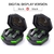 ￼N35 Fones De Ouvido Sem Fio Bluetooth 5.2 Gamer Dual Mode Switchable 8D Jogo De Música Estéreo Com Microfone