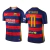 Camisa Retrô Barcelona I 2015/16 - Masculina Nike - Azul com listras em vermelho e detalhes em amarelo