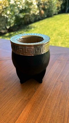 Mate Imperial Doble Virola de Alpaca Cincelada