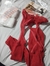 Medias red abiertas al medio blanco y rojo pasionel - comprar online