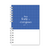 Caderno de Oração - 'Seja Forte e Corajoso' - Azul - comprar online