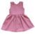Vestido Infantil em Linho Misto Rosa