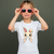 Camiseta Infantil Coelhinho fofo na internet