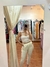 Pantalón lino elastizado