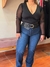 Top Escote V Tull - comprar online