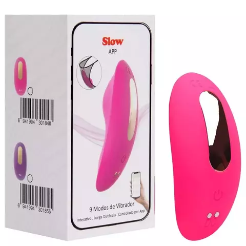Vibrador De Calcinha Via App 9 Modos Slow Sexy Import