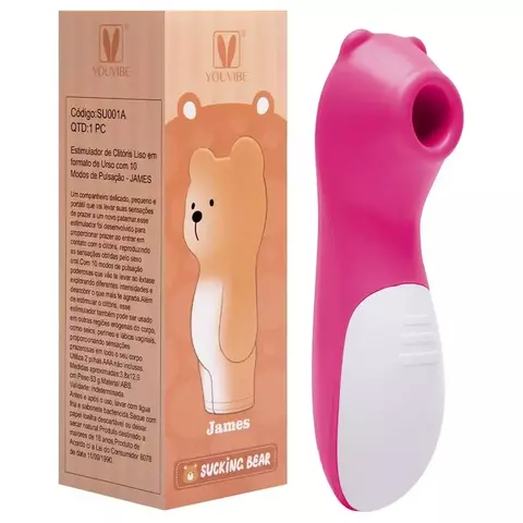 Estimulador Clitóris Urso 10 Pulsações Youvibe Vipmix