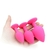 Kit Plug Anal em Silicone com Tamanhos Diferentes e Joia em Sua Base - Seamless Butt - FamiliaSexy.Shop