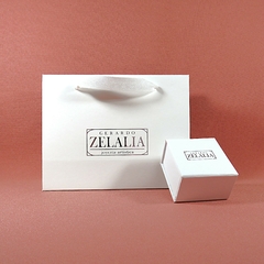 Anillo en plata 925 con flor de calcedonia y perlas naturales - Gerardo Zelalia