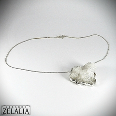 Colgante en plata 925 y cristal de roca - comprar online