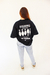 Camiseta Oversized Preta - Fishing