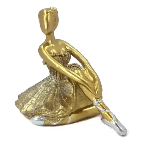 Enfeite Decorativo de Resina Bailarina 10x12cm