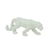 Enfeite decorativo de cerâmica Pantera Branco 16cm - comprar online