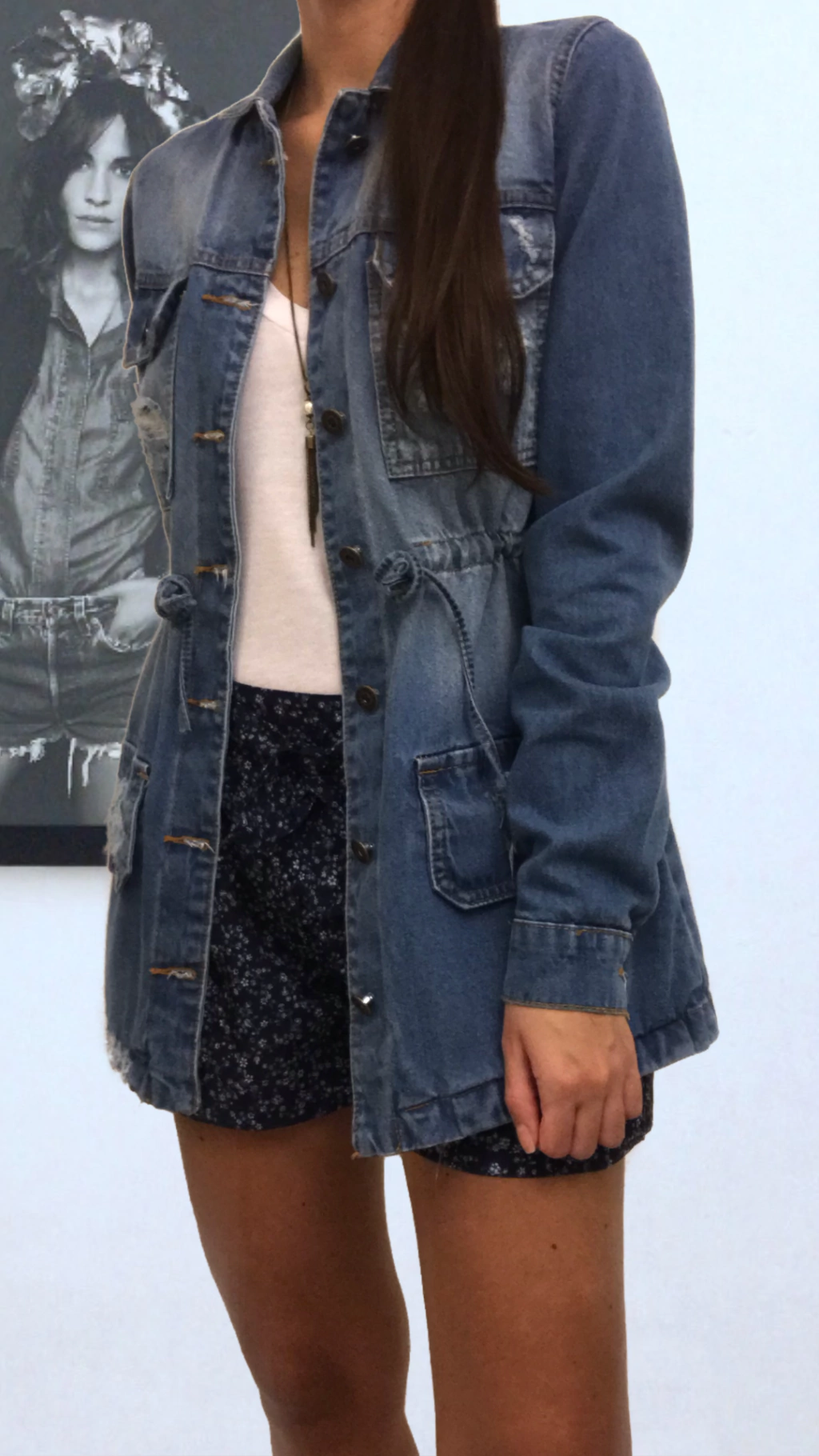 Parka jeans destroyed Impacto