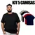 Kit 5 Camisas Lisas Plus Size Masculina Algodão Premium