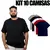 Kit 10 Camisas Lisas Plus Size Masculina Algodão Premium