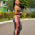 Calça Legging Shine Duo Grafite e Rosé Metalizado