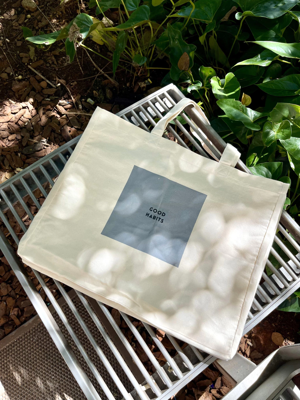 Bolsa Ecobag em Lona de Algodão - Good Habits