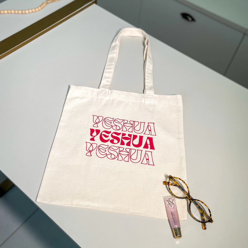 Sacola Ecobag em Lona de Algodão - Yeshua