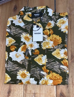 CAMISA ESTAMPADA EN FIBRANA ALERON (0532) - comprar online