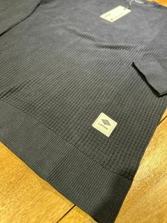 Sweater Punto Cuadrille Negro 0984 - comprar online
