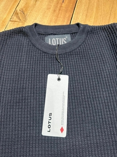 Sweater Punto Cuadrille Negro 0984 - q32