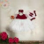 Vestido "Encanto Vermelho e Branco" (Código: 00131)