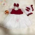 Vestido "Encanto Vermelho e Branco" (Código: 00131) na internet