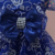 Vestido Realeza Em Azul E Branco (código: 00029) na internet