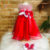 Vestido "Encanto Natalino Vermelho" (Código: 00272)