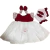 Imagem do Vestido "Encanto Vermelho e Branco" (Código: 00131)