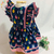 Vestido Encanto Tropical Azul (código: 00049) - Atelie Nanci Souza
