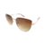 Óculos de Sol Feminino Gatinho Metal Gold UV400 Pistache M11 - comprar online