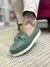 Mocassim Andacco Verde Militar - Couro Legitimo