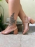 Sandália Salto Bloco Tiras 2 em 1 - Fagna Shoes