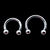 PIERCING TITANIO BULL ROSCA INTERNA