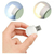 MINI LAMPADA USB LED 1W LUZ BRANCA E QUENTE INOVA -LAN-30089