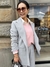Blazer alfaiataria com bolso cinza mescla - Cordoce - comprar online