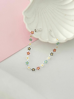 Pulsera Mini Florcitas Color