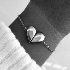 Pulsera corazón partido