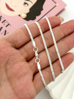 Cadena de acero blanco SIRA 45cm