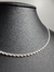 CADENA DE ACERO BLANCO TURBILLON 45 CM - comprar online