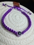 PULSERA HILO CHINO OJO TURCO VIOLETA - comprar online