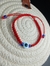 PULSERA HILO CHINO OJO TURCO BLANCO - comprar online