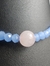 COLLAR AIMARÁ CRISTAL CON PIEDRA NATURAL DE CUARZO ROSA - comprar online